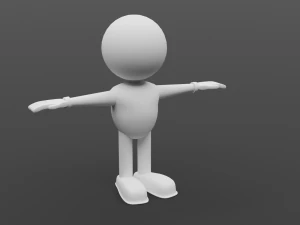 Cartoon man 3D Model