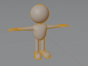 Cartoon man Model 3D