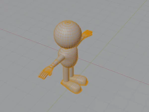 Cartoon man 3D Model