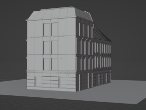 2 European houses Modèle 3D