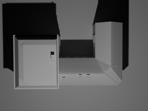 2 European houses Modèle 3D