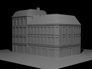 2 European houses Modèle 3D