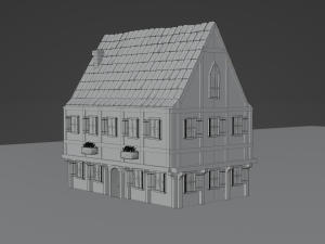 Medieval house 3D Model