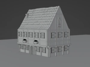 Medieval house 3D Model
