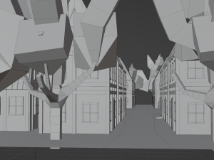 Medieval village 3D मॉडल