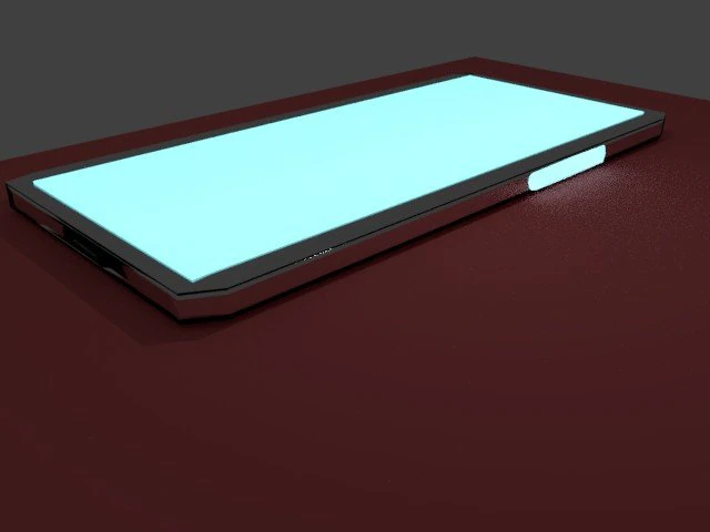 Smartphone 3D Model .c4d .max .obj .3ds .fbx .stl .blend