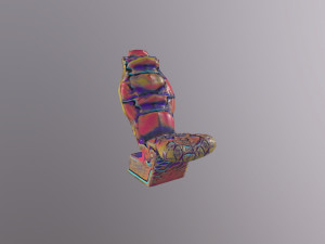 Stylized armchair 3Dモデル