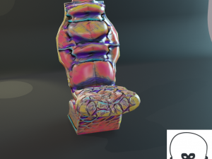 Stylized armchair 3Dモデル