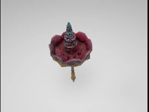 Fiore stilizzato Modello 3D