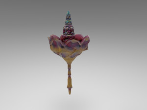 Stylized flower 3D मॉडल