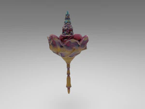 Stylized flower 3D Model
