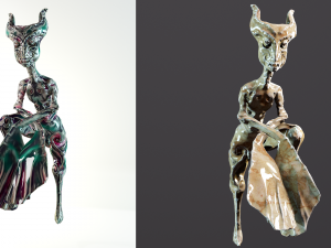 Porcelain bird 3Dモデル