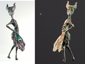 Porcelain bird 3Dモデル