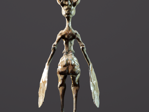 Porcelain bird 3Dモデル