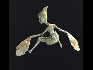 Porcelain bird 3Dモデル
