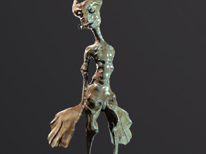 Porcelain bird 3Dモデル