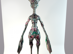 Porcelain bird 3Dモデル