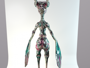 Porcelain bird 3Dモデル