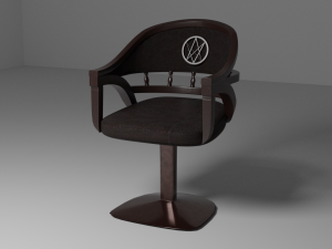 Barber chair 3D मॉडल