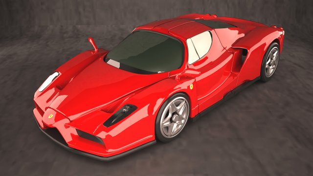 FERRARI ENZO 3D 模型 .c4d .max .obj .3ds .fbx .stl .blend 