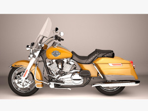 Harley Davidson Road king Bike 3D Модель