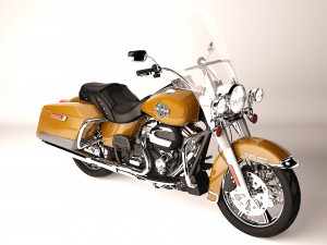Harley Davidson Road king Bike 3D Модель