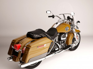 Harley Davidson Road king Bike 3D Модель