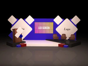 Event Stage 3D Model