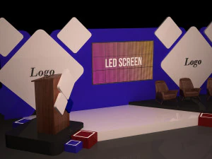 Event Stage 3D Model