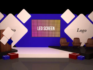 Event Stage 3D Model