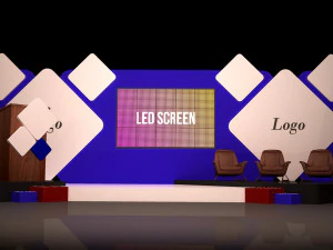 Event Stage 3D Model