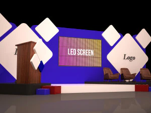 Event Stage 3D Model