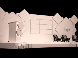 Event Stage 3D Model