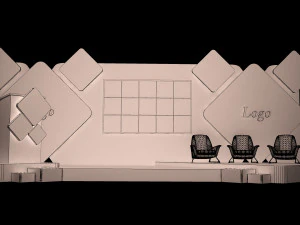 Event Stage 3D Model