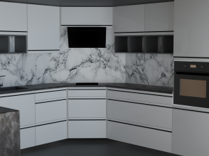 Hi-tech Kitchen Will be updated Modelo 3D