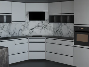 Hi-tech Kitchen Will be updated 3D Model