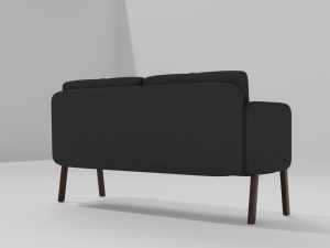 High-quality fabric sofa 3D Модель