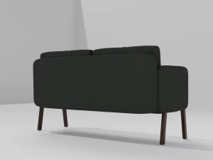 High-quality fabric sofa 3D Model