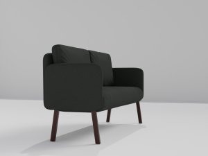 High-quality fabric sofa 3D Модель