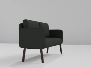 High-quality fabric sofa 3D Model