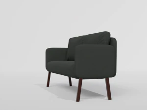 High-quality fabric sofa 3D Model