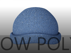 Fabric hat 3D मॉडल
