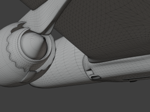 Quantas Boeing 787-9 Animated and Rigged 3D Model