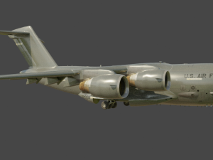 C-17 Globemaster Airplane 3D Model