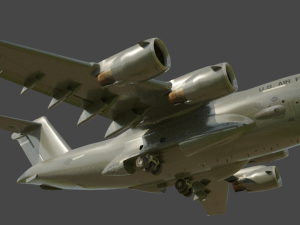 C-17 Globemaster Airplane 3D Model
