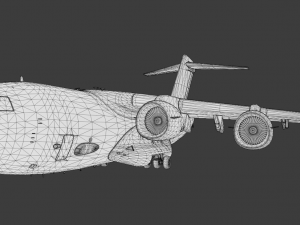C-17 Globemaster Airplane 3D Model