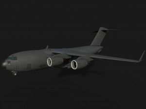 C-17 Globemaster Airplane 3D Model