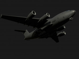 C-17 Globemaster Airplane 3D Model