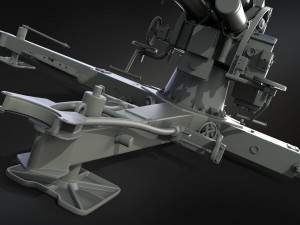 Anti-Aircraft cannon 88mm 3D Модель