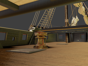 Aleksander class frigate Ship 3D Modell